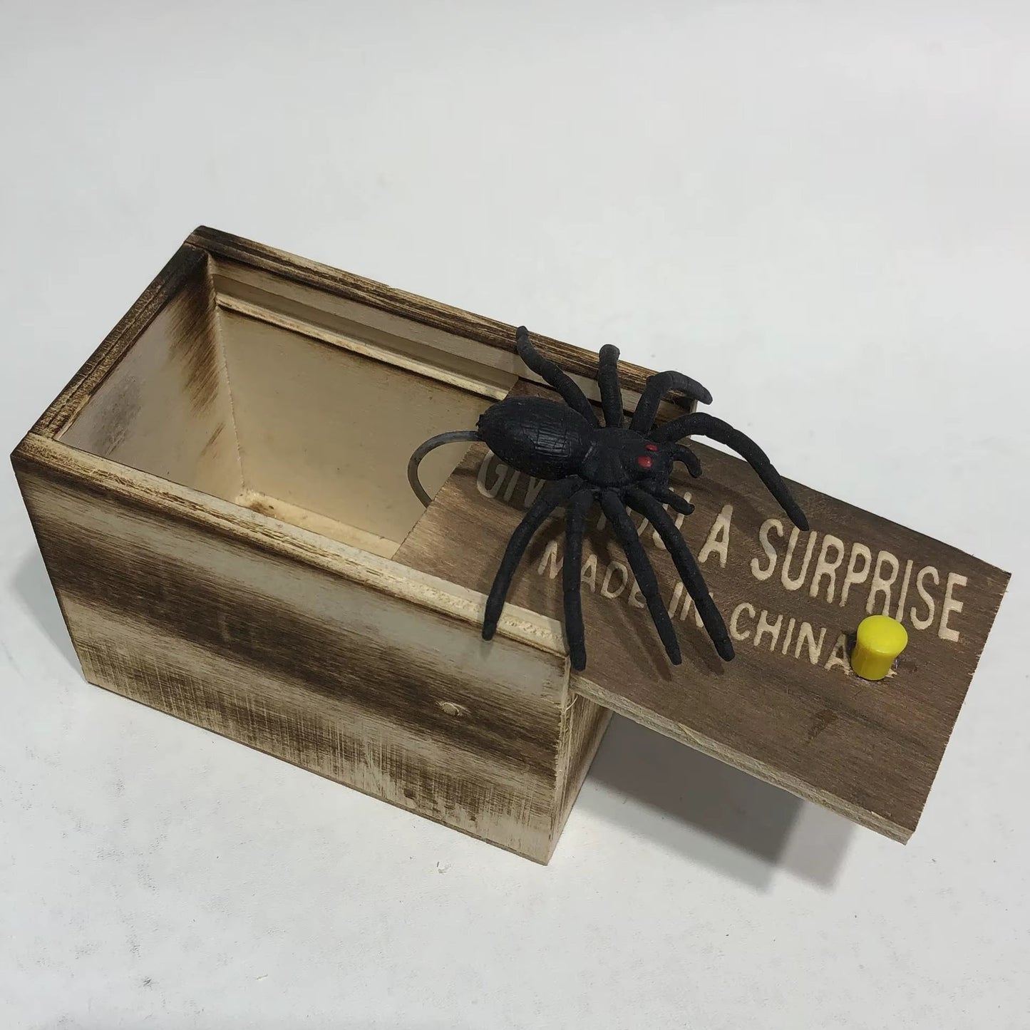 Spider Prank Box Funny Toy Surprise Spider Scare Box Gag Joke Trick Toys for Adult Kid April Fool Party Props Prank Gifts