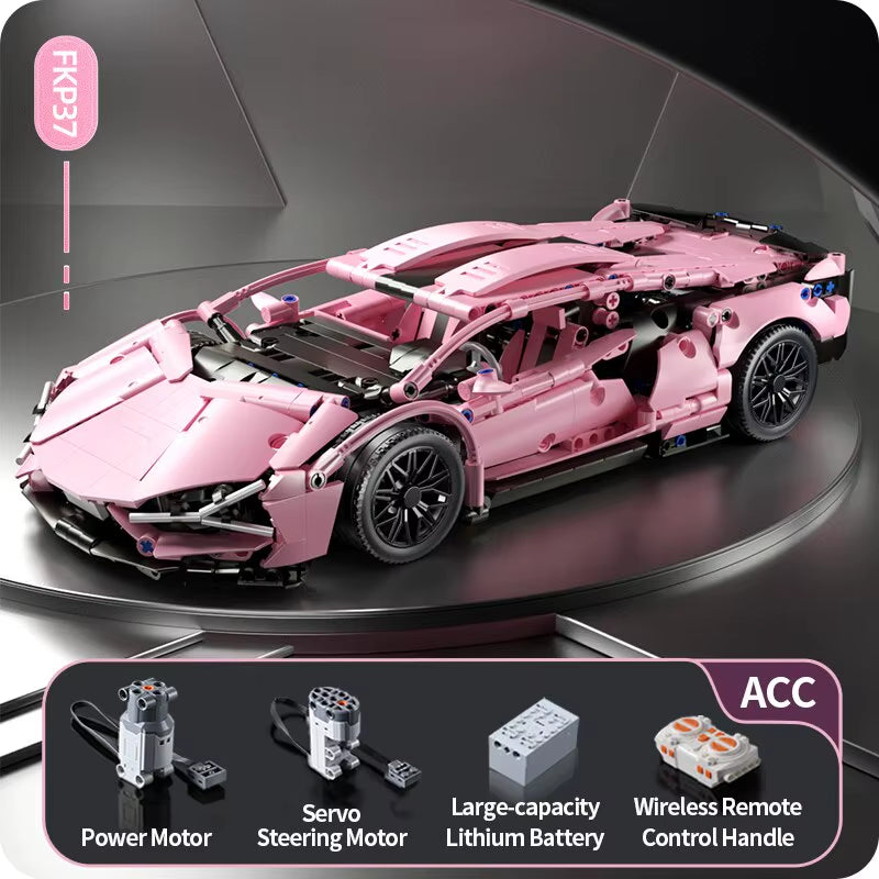 Technical Racing Sport Car 1280PCS Model Building Blocks City Mechanical Speed Vehicle Supercar Brick Puzzle Toys Kid Adult Gift