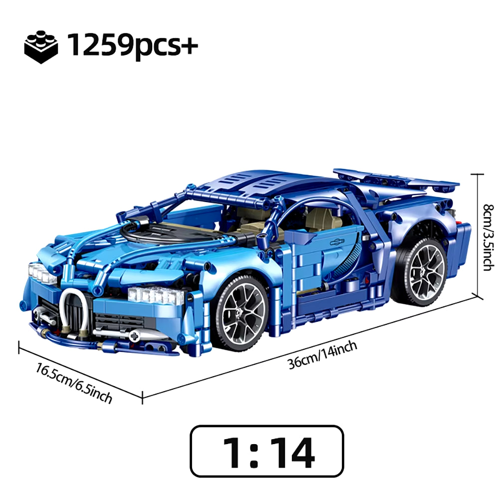 Technical Racing Sport Car 1280PCS Model Building Blocks City Mechanical Speed Vehicle Supercar Brick Puzzle Toys Kid Adult Gift