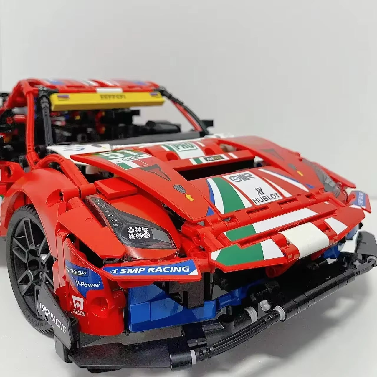 488 GTE Bricks Technical Series 1648Pcs Supercar Building Blocks Sports Race Car Vehicle Model Assembly Kid Adult Toy Gift