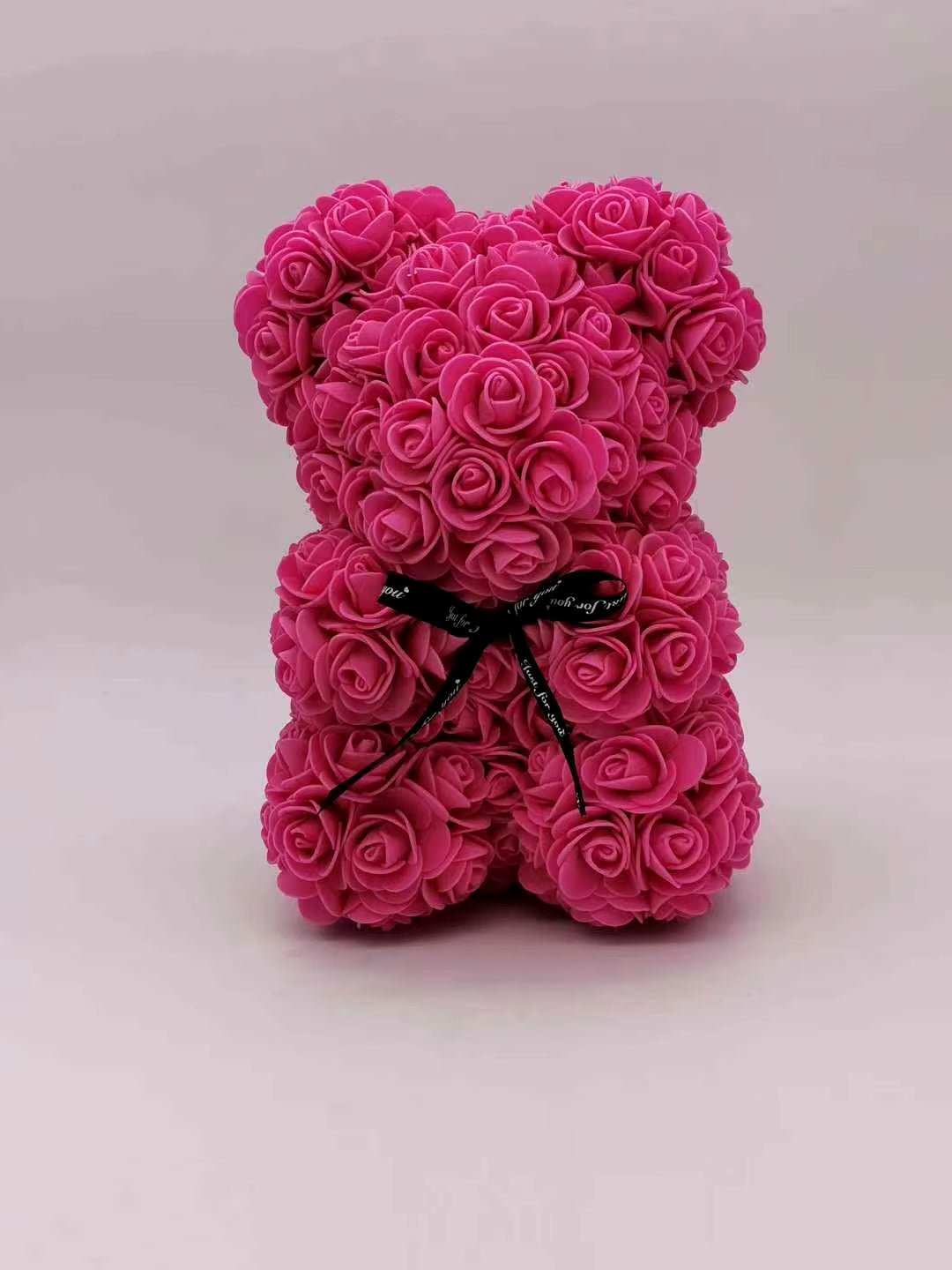 Rose Bear Gifts 25Cm Flower Bears Artificial Floral Decorations Valentines Day,Mother' DAY,Birthdays Gift