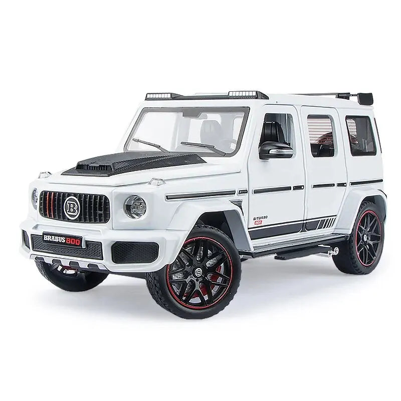 1/32 G700 Brabus  Alloy Car Model Simulation Diecast Vehicles Off-Road SUV with Sound N Light Collectible