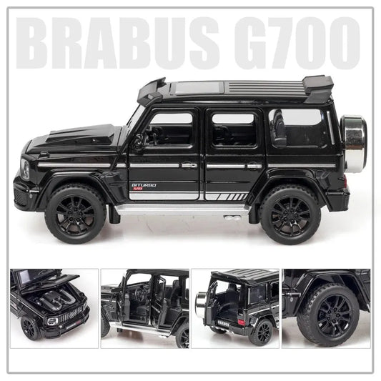 1/32 G700 Brabus  Alloy Car Model Simulation Diecast Vehicles Off-Road SUV with Sound N Light Collectible