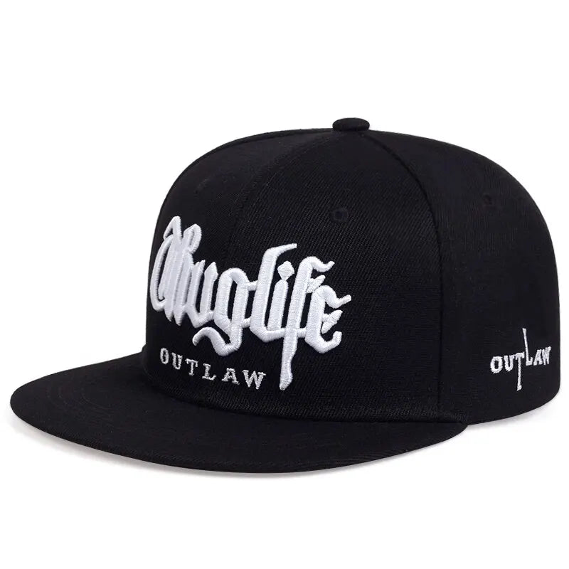 Thuglife Embroidery Hiphop Baseball Cap Snapback Hat Adult  Adjustable