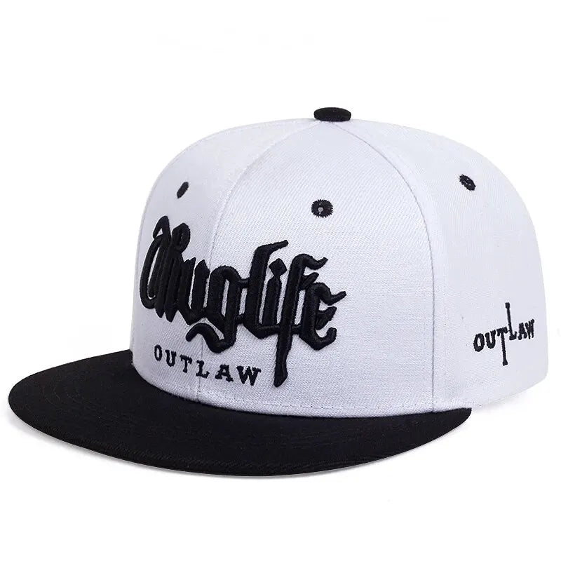 Thuglife Embroidery Hiphop Baseball Cap Snapback Hat Adult  Adjustable