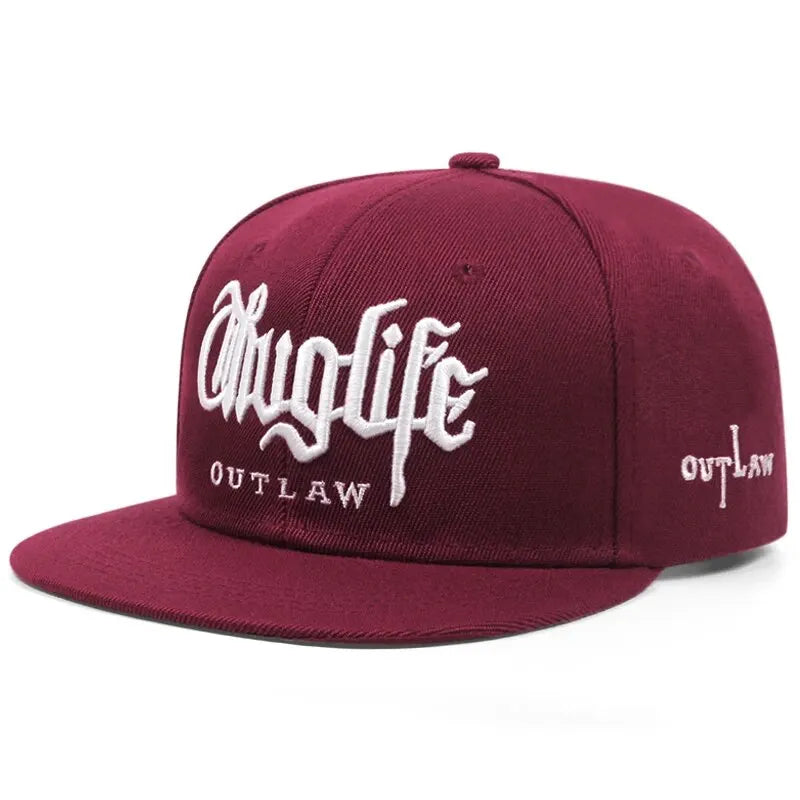 Thuglife Embroidery Hiphop Baseball Cap Snapback Hat Adult  Adjustable