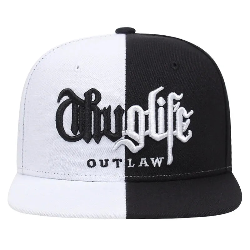 Thuglife Embroidery Hiphop Baseball Cap Snapback Hat Adult  Adjustable