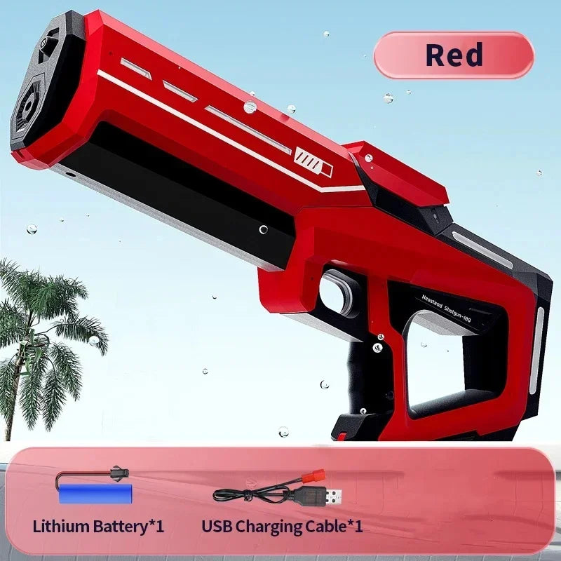 Electric Water Gun With Automatic Water Suction Technology Water , Endless Fun With This Automatic Pumping Large Capacity Water Gun