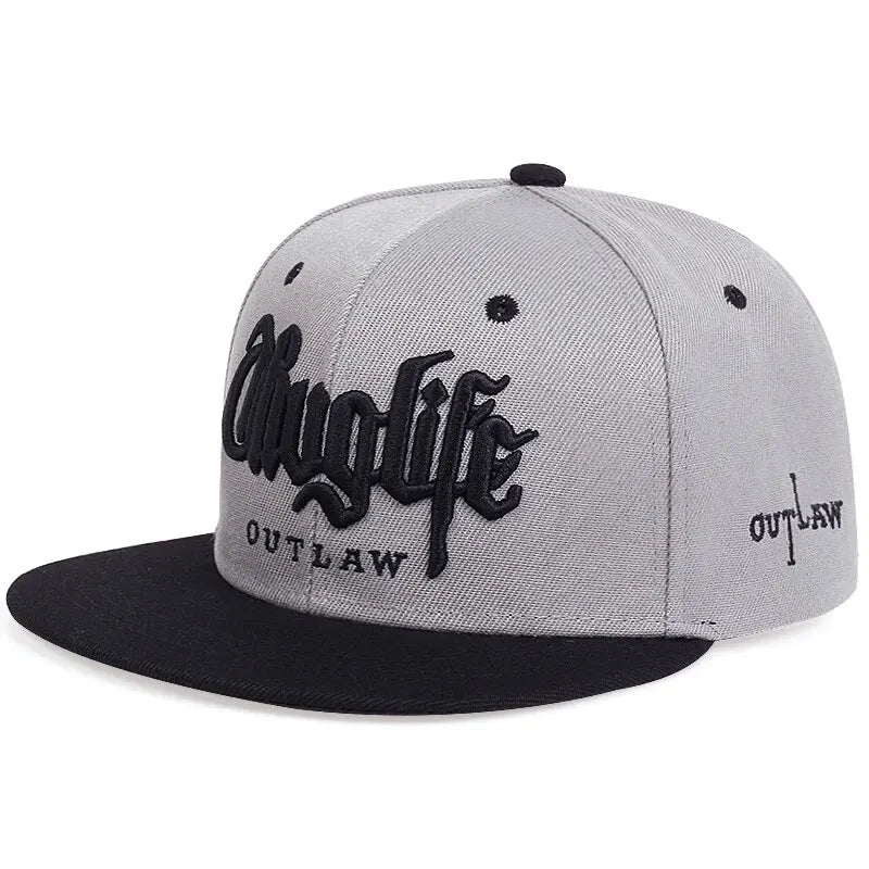 Thuglife Embroidery Hiphop Baseball Cap Snapback Hat Adult  Adjustable