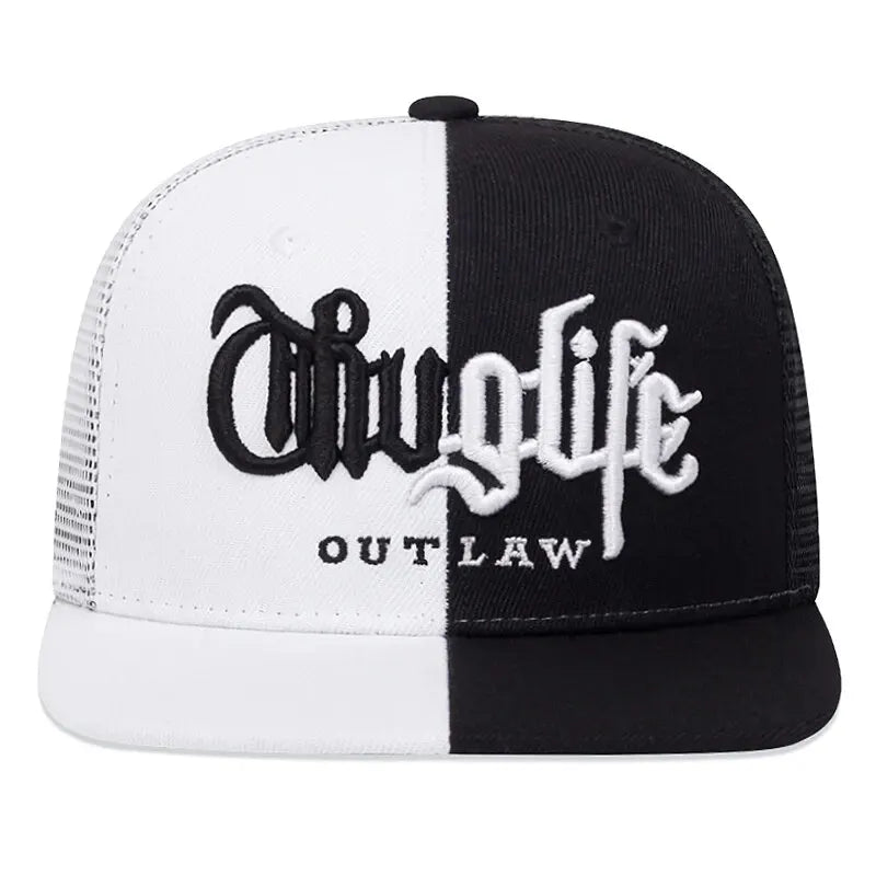 Thuglife Embroidery Hiphop Baseball Cap Snapback Hat Adult  Adjustable