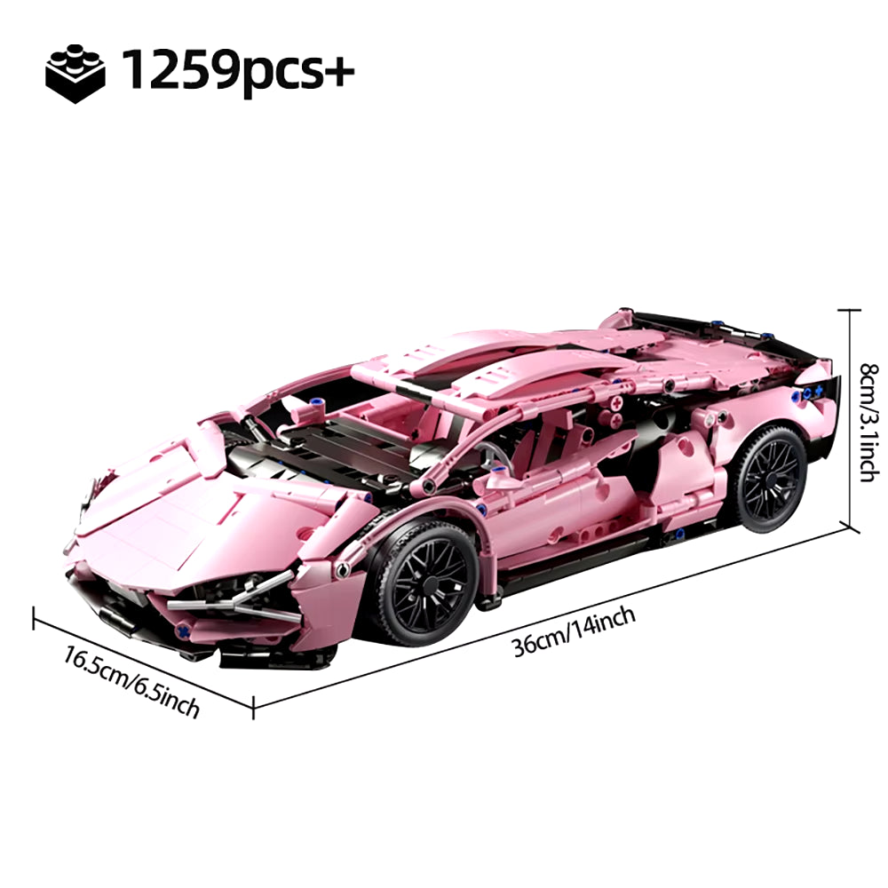 Technical Racing Sport Car 1280PCS Model Building Blocks City Mechanical Speed Vehicle Supercar Brick Puzzle Toys Kid Adult Gift